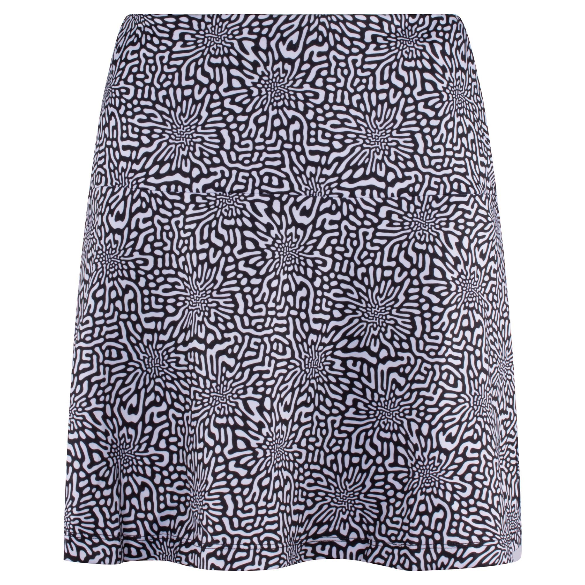 Daily Sports Kyoto Ladies Golf Skort Monochrome Black 45cm